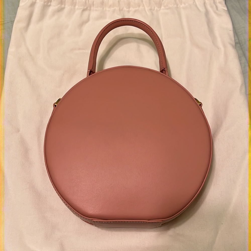 Mansur Gavriel Circle Crossbody Bag in Coral - Picture 2 of 12